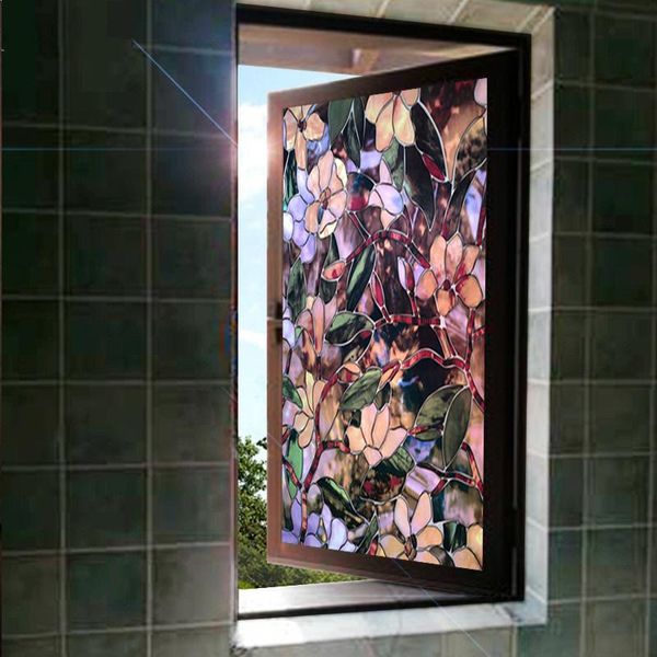 window stickers non-adhesive stained magnolia pattern glass decorative sun blocking film 30/40/50/55 x100 cm privacy solar static
window stickers non-adhesive stained magnolia pattern glass decorative sun blocking film 30/40/50/55 x100 cm privacy solar static