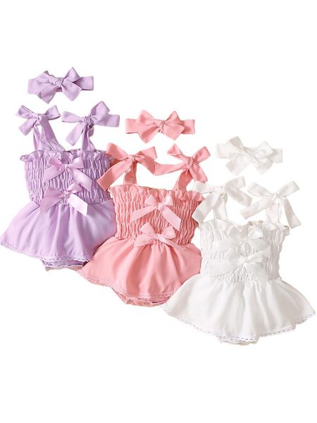 rompers baby girls two-piece clothes set, summer casual solid color boat neck sleeveless romper and headdress,, Blue
rompers baby girls two-piece clothes set, summer casual solid color boat neck sleeveless romper and headdress,, Blue