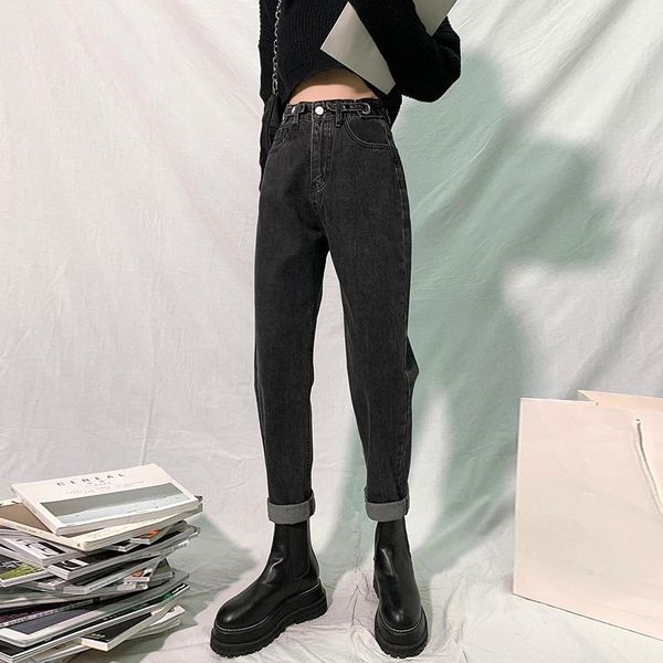 women's jeans 2021 women fashion versatile denim ladie long harem pants vintage high waist girls solid casual trousers, Blue
women's jeans 2021 women fashion versatile denim ladie long harem pants vintage high waist girls solid casual trousers, Blue