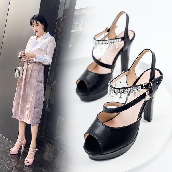 dress shoes fashion leisure women 2021 summer fish mouth sandals platform comfortable work gladiator party wedding, Black
dress shoes fashion leisure women 2021 summer fish mouth sandals platform comfortable work gladiator party wedding, Black