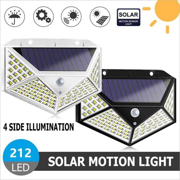 212 led solar light outdoor solar lamp powered sunlight waterproof pir motion sensor street light for garden decoration
212 led solar light outdoor solar lamp powered sunlight waterproof pir motion sensor street light for garden decoration
