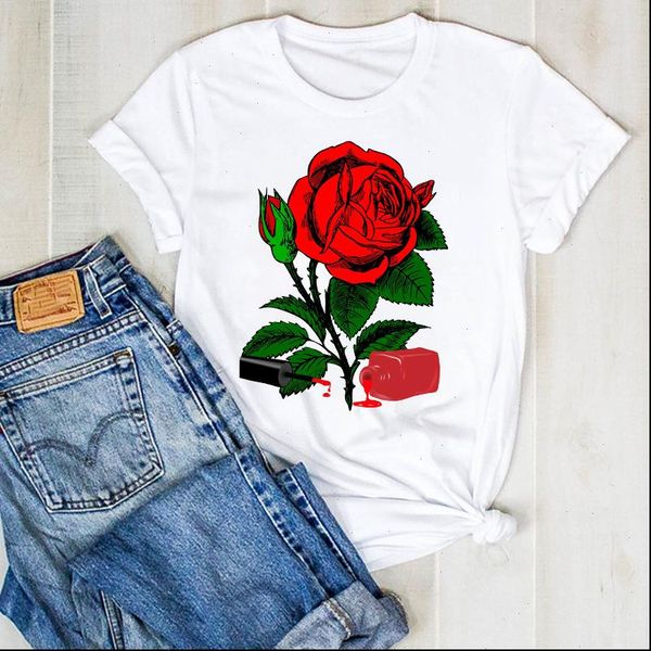 women t womens graphic 3d red rose fashion cute printed summer new tshirt female tee shirt ladies clothes t shirt, White
women t womens graphic 3d red rose fashion cute printed summer new tshirt female tee shirt ladies clothes t shirt, White