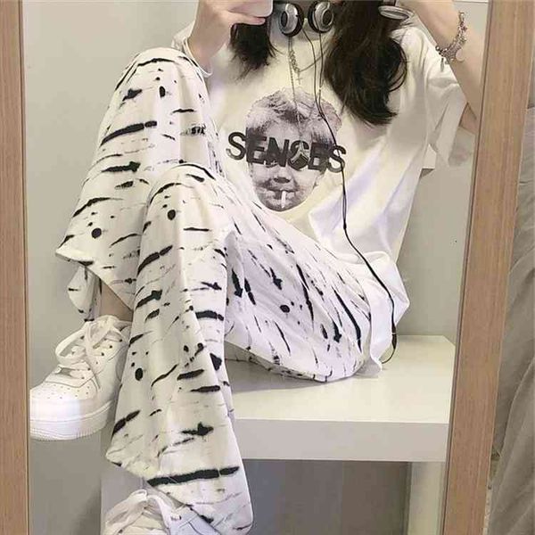 womens pants black and white zebra stripes summer wide leg pant loose elastic waist all-match trousers korean fashion y2k pants, Black;white
womens pants black and white zebra stripes summer wide leg pant loose elastic waist all-match trousers korean fashion y2k pants, Black;white