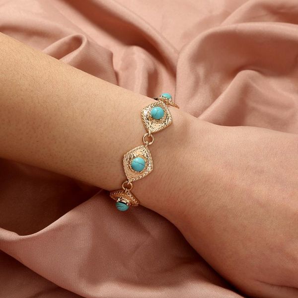 charm bracelets gold vintage bohemia turquoises bangles for women 2021 trend geometric boho bracelet jewelry female girl gifts, Golden;silver
charm bracelets gold vintage bohemia turquoises bangles for women 2021 trend geometric boho bracelet jewelry female girl gifts, Golden;silver