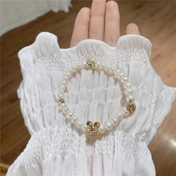 beaded, strands europe and america pure handwork series baroque fresh water pearl bracelet, Black
beaded, strands europe and america pure handwork series baroque fresh water pearl bracelet, Black