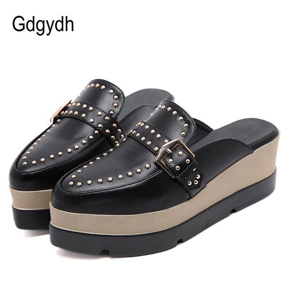 dress shoes gdgydh rivets mules women heel female casual wedges slip-on black leather woman pumps summer spring wholesale
dress shoes gdgydh rivets mules women heel female casual wedges slip-on black leather woman pumps summer spring wholesale