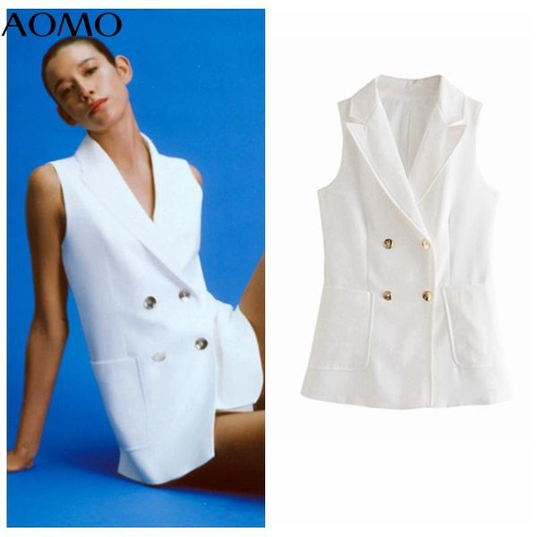women's vests aomo woman white long vest coat office ladies waistcoat sleeveless blazer outwear elegant je165a, Black;white
women's vests aomo woman white long vest coat office ladies waistcoat sleeveless blazer outwear elegant je165a, Black;white