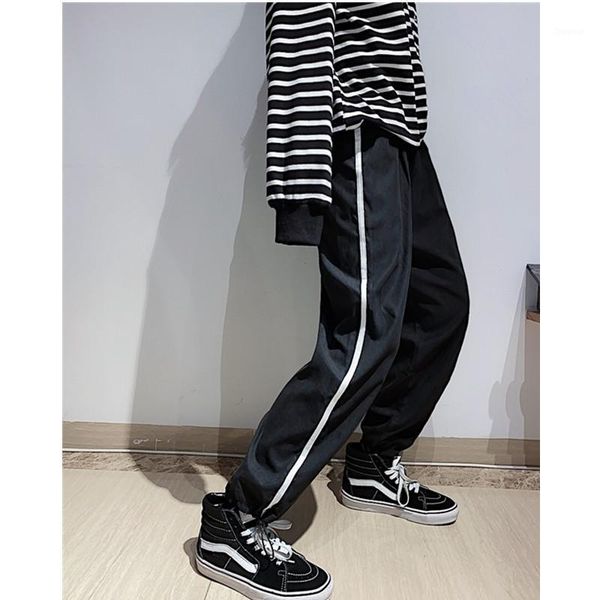 women's pants & capris legged loose and trendy thin corduroy fashion brand harlem small leg pant with bar stripe trousers, Black;white
women's pants & capris legged loose and trendy thin corduroy fashion brand harlem small leg pant with bar stripe trousers, Black;white