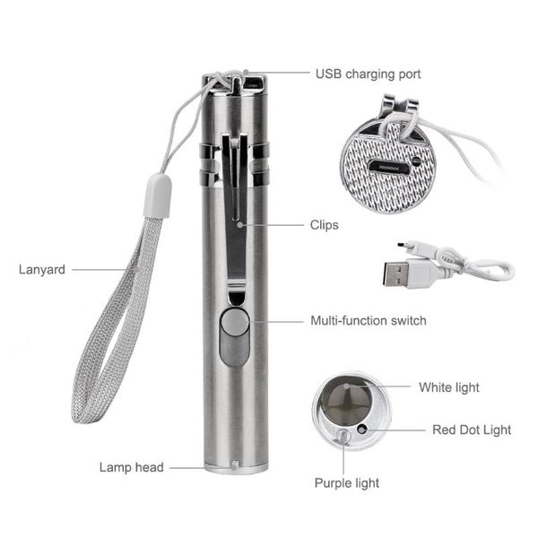 flashlights torches led uv /red laser/moon instruction light cash check emergency lamp usb rechargeable torch penlight built-in
flashlights torches led uv /red laser/moon instruction light cash check emergency lamp usb rechargeable torch penlight built-in