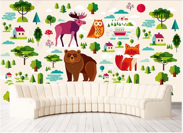 custom p mural wallpaper 3d cartoons murals modern european hand-painted high-definition cartoon animal children's room background wall
custom p mural wallpaper 3d cartoons murals modern european hand-painted high-definition cartoon animal children's room background wall