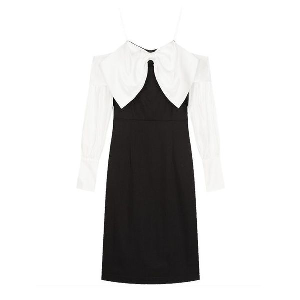 casual dresses women black and white patchwork lantern sleeve bowknot strapless dress christmas pencil bodycon, Black;gray
casual dresses women black and white patchwork lantern sleeve bowknot strapless dress christmas pencil bodycon, Black;gray