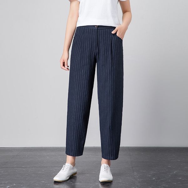 2021 new winter fashion women long casual cotton ladies pants #v12 u34l, Black;white
2021 new winter fashion women long casual cotton ladies pants #v12 u34l, Black;white