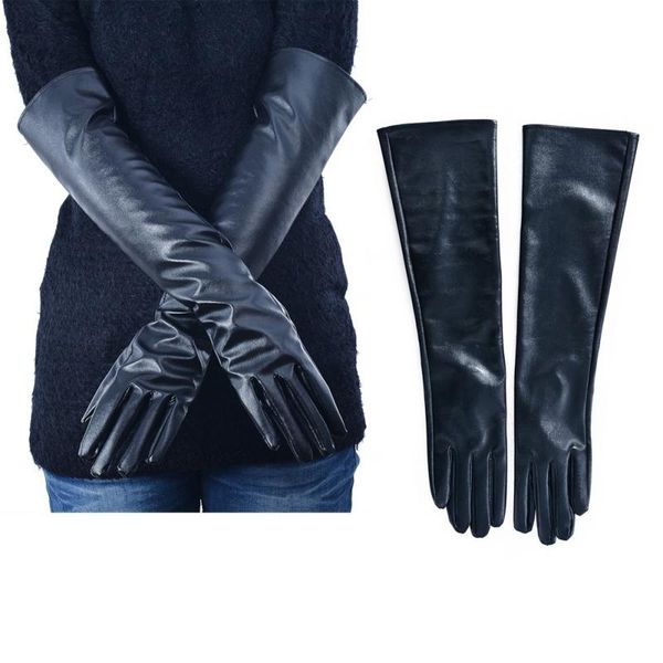 fingerless gloves fashion women' faux leather elbow winter long warm lined finger 2021, Blue;gray
fingerless gloves fashion women' faux leather elbow winter long warm lined finger 2021, Blue;gray