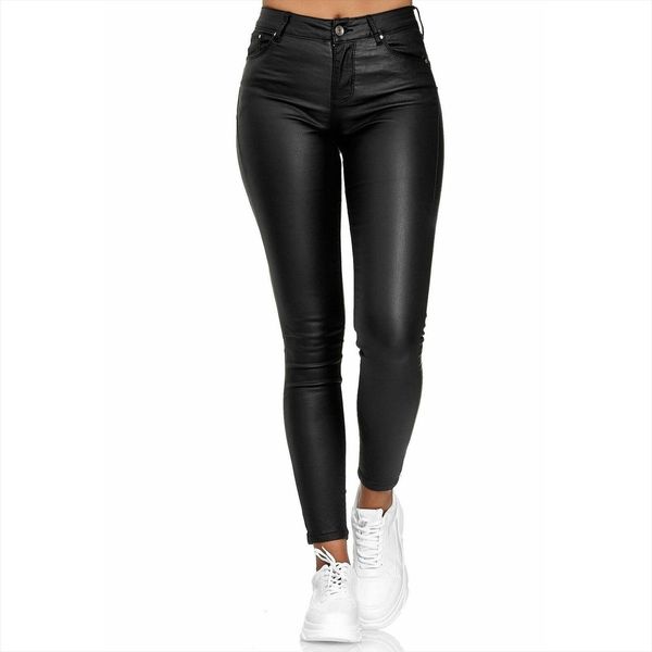 european american fashion style autumn womens pants solid color pu leather pencil pant female high waist skinny streetwear trouser, Black;white
european american fashion style autumn womens pants solid color pu leather pencil pant female high waist skinny streetwear trouser, Black;white