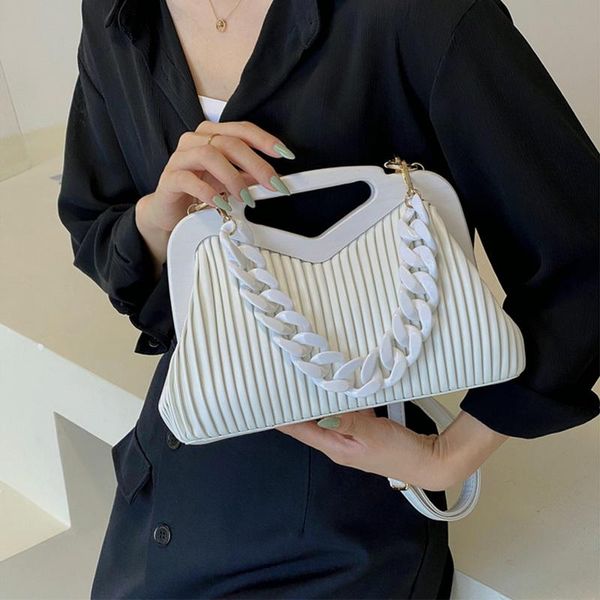 evening bags triangle women handbag designer pleated shoulder bag for clutch purses thick chain ladies crossbody
evening bags triangle women handbag designer pleated shoulder bag for clutch purses thick chain ladies crossbody