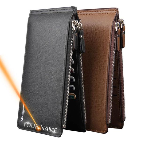 wallets 2021 men 17 card holders name engraving wallet zipper for business solid male thin brand carteria, Red;black
wallets 2021 men 17 card holders name engraving wallet zipper for business solid male thin brand carteria, Red;black
