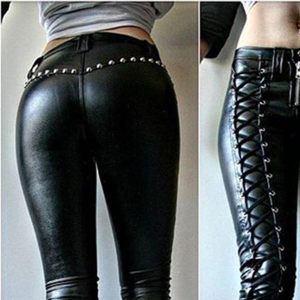 steampunk faux leather cosplay carnival women capris party skinny button trousers workout leggings high waist girl, Black;white
steampunk faux leather cosplay carnival women capris party skinny button trousers workout leggings high waist girl, Black;white