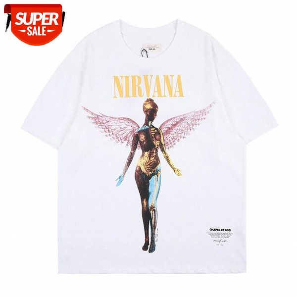 NAGRI Summer Men's T-shirts Nirvana Graphic Tees Casual Short Sleeve Retro Hip Hop T Shirt Fashion Street Clothing #QW5k, White;black
NAGRI Summer Men's T-shirts Nirvana Graphic Tees Casual Short Sleeve Retro Hip Hop T Shirt Fashion Street Clothing #QW5k, White;black