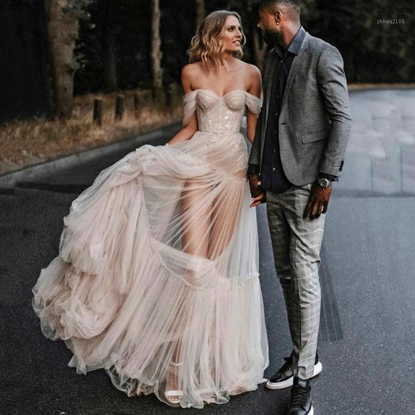 other wedding dresses boho beach elegant appliqued lace bridal gown off the shoulder sleeveless illusion vintage bohemia1, White
other wedding dresses boho beach elegant appliqued lace bridal gown off the shoulder sleeveless illusion vintage bohemia1, White