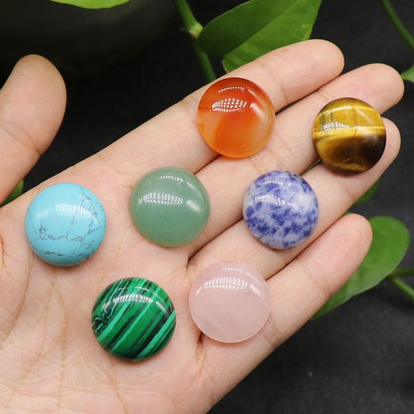 20mm flat back assorted loose stone round shape cab cabochons beads for jewelry making wholesale, Black
20mm flat back assorted loose stone round shape cab cabochons beads for jewelry making wholesale, Black