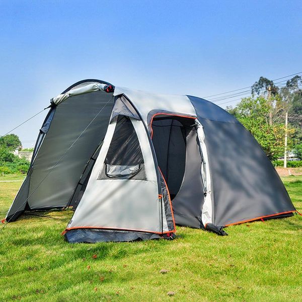 3-4 person large camping tent separate dual layer family party travel tent 4season 1room 1hall outdoor sunscreen waterproof
3-4 person large camping tent separate dual layer family party travel tent 4season 1room 1hall outdoor sunscreen waterproof