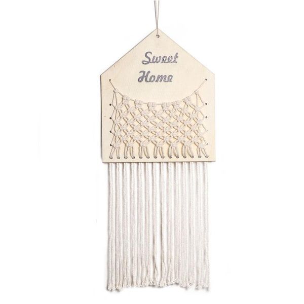 decorative objects & figurines ins hand woven cotton wall hanging bohemian style mesh tassel pendant living room home bedroom decoration
decorative objects & figurines ins hand woven cotton wall hanging bohemian style mesh tassel pendant living room home bedroom decoration