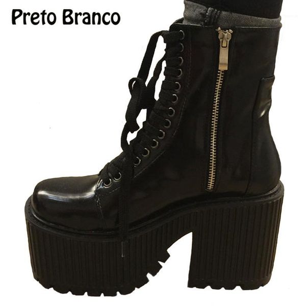 boots preto branco women's platform square heels black white 10cm heel 5.5cm punk night club women -43691
boots preto branco women's platform square heels black white 10cm heel 5.5cm punk night club women -43691