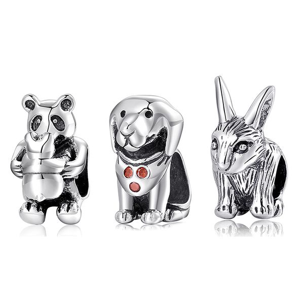 2021 really 925 sterling silver lovely puppy dog bead fit jiuhao charms original bracelet dog animal diy jewelry making q0531, Black
2021 really 925 sterling silver lovely puppy dog bead fit jiuhao charms original bracelet dog animal diy jewelry making q0531, Black