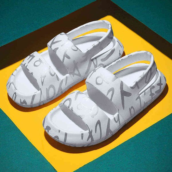 sandals summer fashion couple slippers men's flip flops printing women graffiti anti-slip luxury outdoor thick beach slides 220302, Black
sandals summer fashion couple slippers men's flip flops printing women graffiti anti-slip luxury outdoor thick beach slides 220302, Black