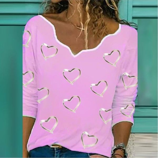 women's blouses & shirts elegant v neck long sleeve autumn blouse woman heart cartoon print casual 2021 fashion streetwear women pullo, White
women's blouses & shirts elegant v neck long sleeve autumn blouse woman heart cartoon print casual 2021 fashion streetwear women pullo, White