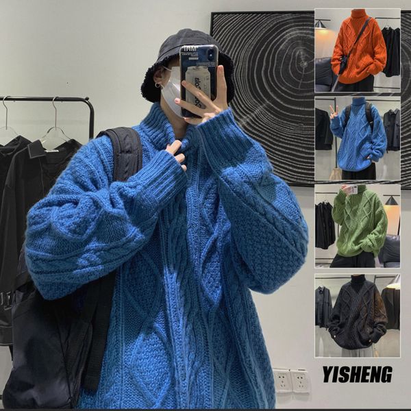2021 winter thick turtleneck sweater men's warm fashion retro casual knitted pullover men knitting sweaters mens clothes 417s, White;black
2021 winter thick turtleneck sweater men's warm fashion retro casual knitted pullover men knitting sweaters mens clothes 417s, White;black