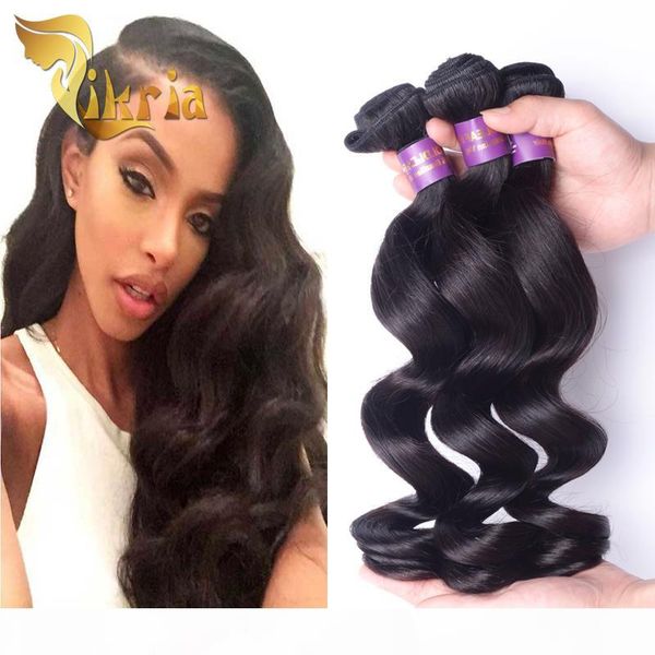 zikria 4 pcs loose wave hair weave bundles indian brazilian malaysian peruvian natural color remy hair 100% human hair loose wave weaving, Black 
zikria 4 pcs loose wave hair weave bundles indian brazilian malaysian peruvian natural color remy hair 100% human hair loose wave weaving, Black