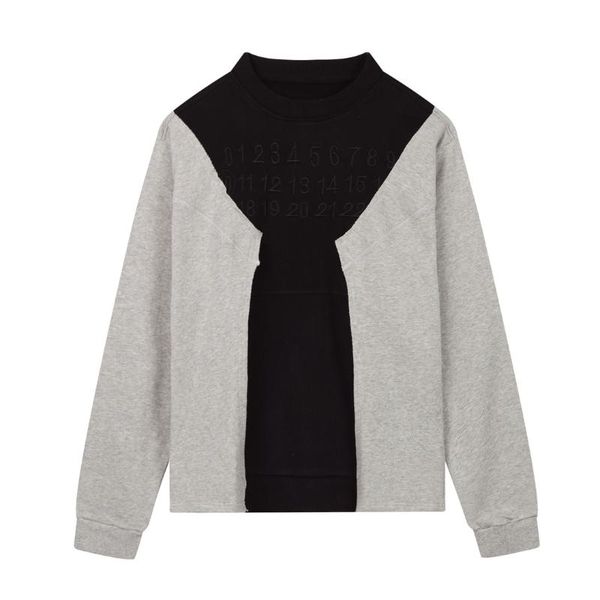 men's sweaters spring good quality sweater comfortable simple casual stitching style women's pullover, White;black
men's sweaters spring good quality sweater comfortable simple casual stitching style women's pullover, White;black