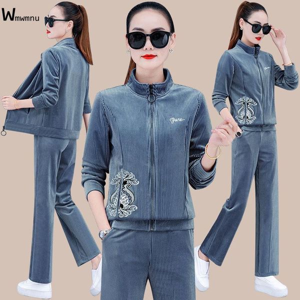 women's two piece pants casual embroidery zipper corduroy sweatshirt women trendy slim fit tracksuit jogging classy oversized 3 outfit, White
women's two piece pants casual embroidery zipper corduroy sweatshirt women trendy slim fit tracksuit jogging classy oversized 3 outfit, White