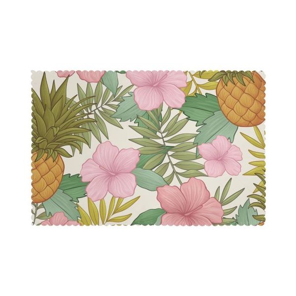 mats & pads set of 6 tropical flowers pineapple placemats for dining table place mat in kitchen accessories cup wine
mats & pads set of 6 tropical flowers pineapple placemats for dining table place mat in kitchen accessories cup wine