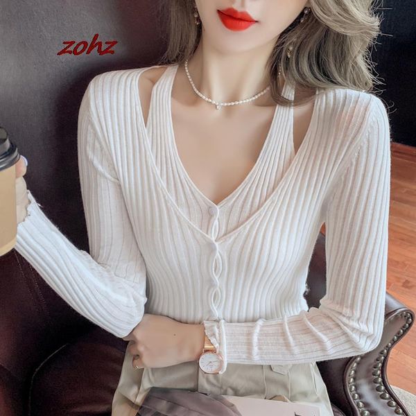 women's knits & tees v-neck button sweater cardigan women fall winter hollow out female fake two sweaters long sleeve short slim knitwe, White
women's knits & tees v-neck button sweater cardigan women fall winter hollow out female fake two sweaters long sleeve short slim knitwe, White
