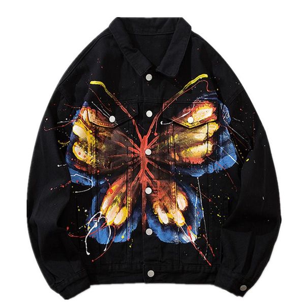 moruancle fashion hi street printed denim jackets for man fashion streetwear painted jean outerwear brand designer butterfly, Black;brown
moruancle fashion hi street printed denim jackets for man fashion streetwear painted jean outerwear brand designer butterfly, Black;brown