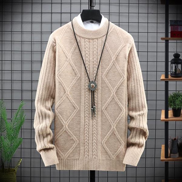 men's slim fit pullover homme 2021 new long sleeve warm knit sweater solid casual mens knitwear vintage nale clothing -3xl, White;black
men's slim fit pullover homme 2021 new long sleeve warm knit sweater solid casual mens knitwear vintage nale clothing -3xl, White;black