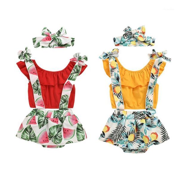clothing sets 3pcs born baby girl summer clothes ruffles crop +strap shorts+headband outfits fruit print 0-24m1, White
clothing sets 3pcs born baby girl summer clothes ruffles crop +strap shorts+headband outfits fruit print 0-24m1, White