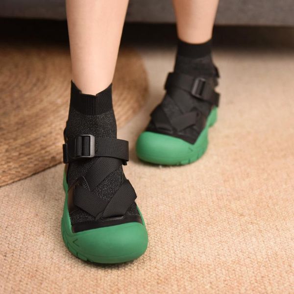 boots artmu women sock 2021 autumn mid-calf elastic fabric short strap buckle shoes ladies, Black
boots artmu women sock 2021 autumn mid-calf elastic fabric short strap buckle shoes ladies, Black