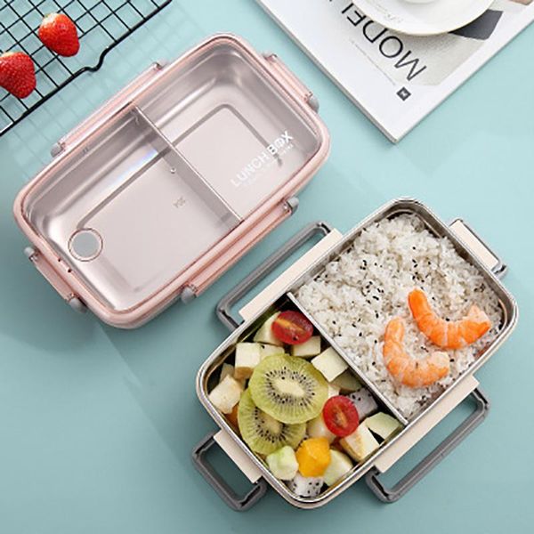 dinnerware sets lunch box bamboo fiber insulation with compartments container student cute bento 304 stainless steel
dinnerware sets lunch box bamboo fiber insulation with compartments container student cute bento 304 stainless steel