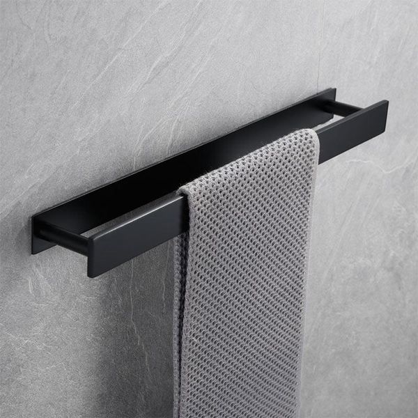towel racks black holder rack wall mounted hanger bathroom bar shelf roll hanging hook organizer 40*6.2*3cm
towel racks black holder rack wall mounted hanger bathroom bar shelf roll hanging hook organizer 40*6.2*3cm