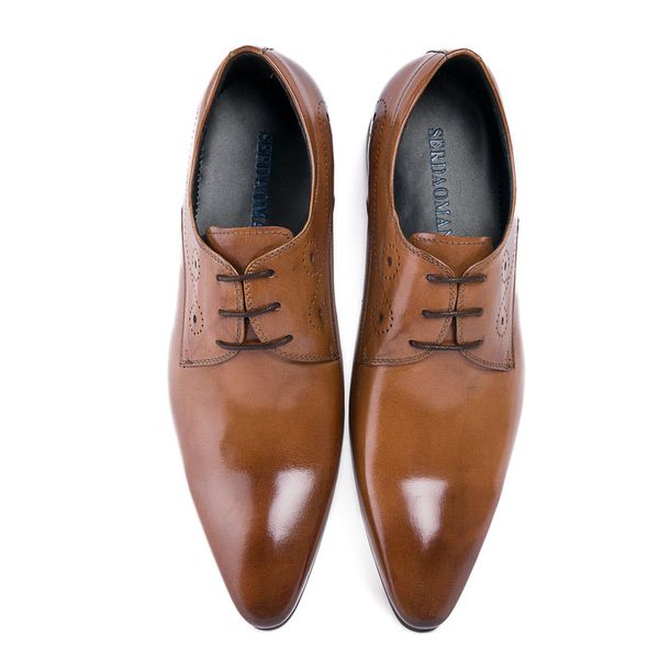 Genuine Leather Oxford Shoes For Men Dress Shoes Men Formal Shoes Hand-Polishing Pointed Toe Business Wedding B137, Black
Genuine Leather Oxford Shoes For Men Dress Shoes Men Formal Shoes Hand-Polishing Pointed Toe Business Wedding B137, Black