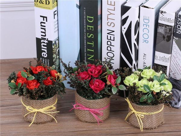 artificial rose flowers arrangements+vase decorative silk flower basket for wedding decorations party home table decorations
artificial rose flowers arrangements+vase decorative silk flower basket for wedding decorations party home table decorations