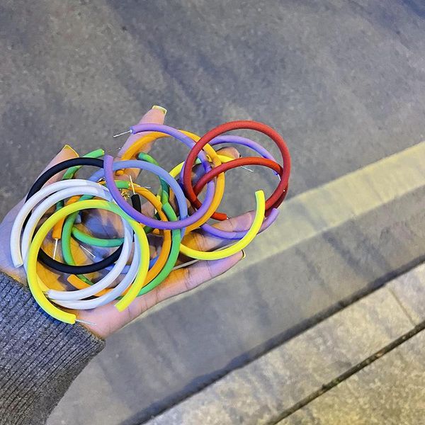 hoop & huggie luokey girls fashion simple sweet color big earrings korean elegant party birthday colorful geometric round circle, Golden;silver
hoop & huggie luokey girls fashion simple sweet color big earrings korean elegant party birthday colorful geometric round circle, Golden;silver