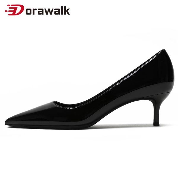 kitten heels women shoes pumps patent leather 5 cm thin heel wedding party office lady pointed toe stilettos, Black
kitten heels women shoes pumps patent leather 5 cm thin heel wedding party office lady pointed toe stilettos, Black