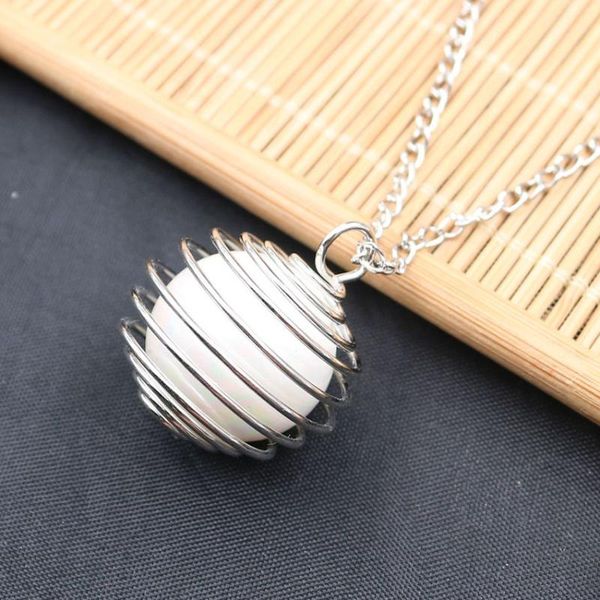 pendant necklaces fyjs unique silver plated wire wrap spiral spring imitation pearl necklace fashion jewelry
pendant necklaces fyjs unique silver plated wire wrap spiral spring imitation pearl necklace fashion jewelry