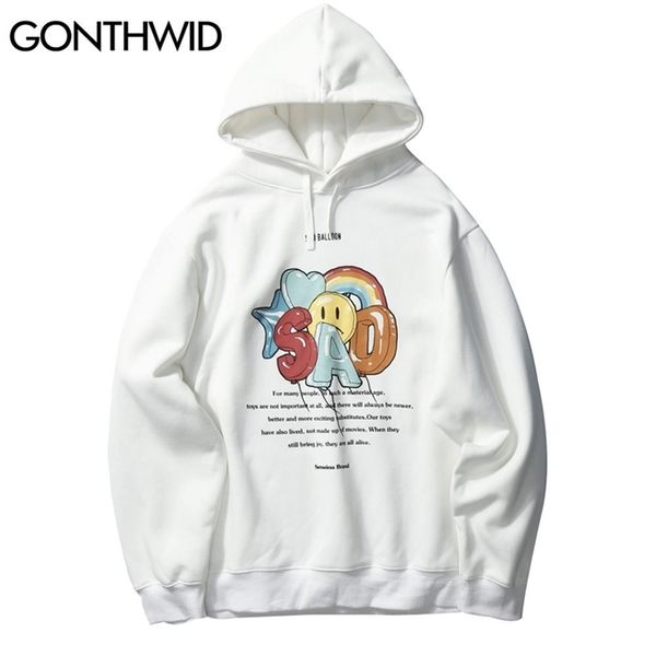 gonthwid sad balloon toys print fleece hooded sweatshirts harajuku hip hop casual pullover hoodies streetwear mens 201127, Black
gonthwid sad balloon toys print fleece hooded sweatshirts harajuku hip hop casual pullover hoodies streetwear mens 201127, Black