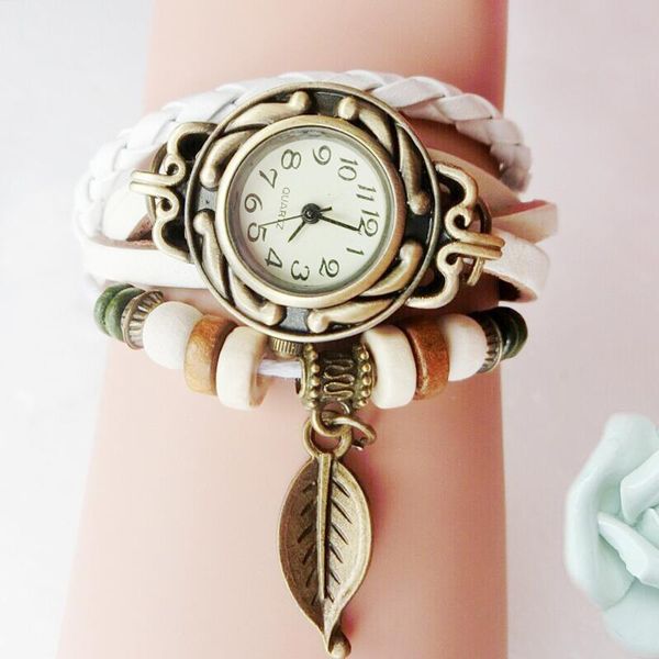 wristwatches children's leaf pendant retro watch fashion winding bracelet women's student, Slivery;brown
wristwatches children's leaf pendant retro watch fashion winding bracelet women's student, Slivery;brown