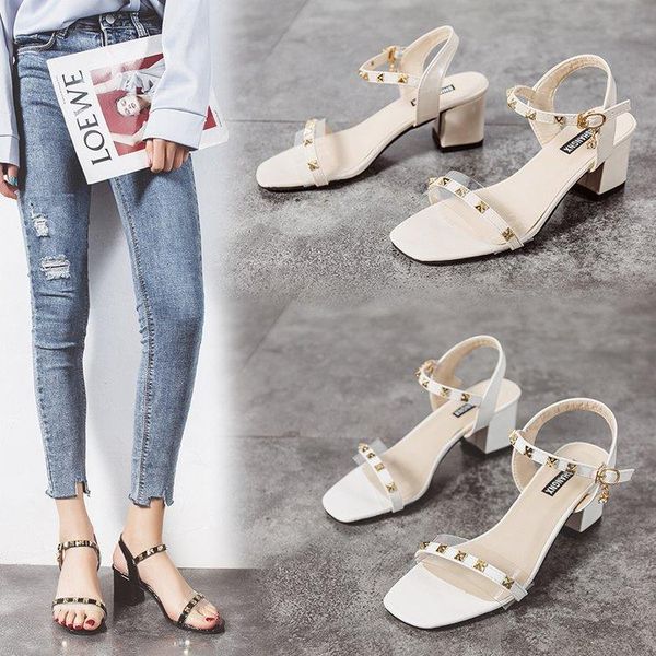 dress shoes joker big size square heel gladiator sandals women med front rear strap rome rivet bohemian, Black
dress shoes joker big size square heel gladiator sandals women med front rear strap rome rivet bohemian, Black